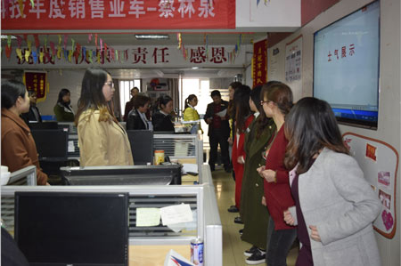 值得信賴的短信服務(wù)團(tuán)隊(duì)-2017年一月份創(chuàng)勝營(yíng)銷一組的士氣展示
